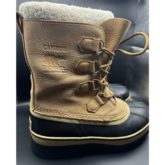 Sorel Caribou Waterproof Men\'s Boots - Buff/Chamois, 10 main image 6